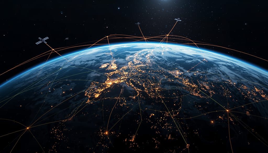 Satellite internet providing global coverage in 2026 telecom networks