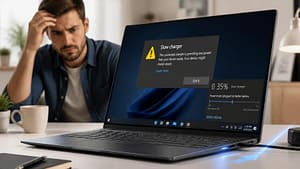 How to Fix the “Slow Charger” Battery Warning on Windows