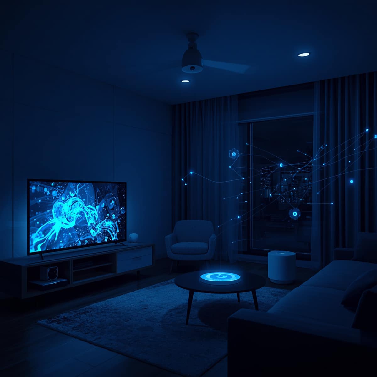 Smart home devices collecting user data in 2026 with connected IoT technology